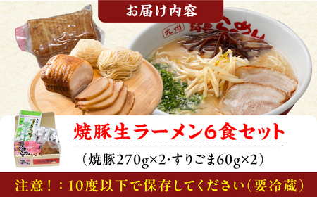 焼豚生ラーメン3食＋2箱セット 広川町 / ワイエスフード株式会社[AFAE009]