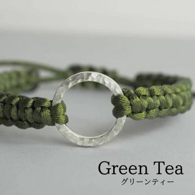 ふるさと納税 小松市 Bracelet -Dawn- シルバー ブレスレット【グリーンティー】 |  | 01