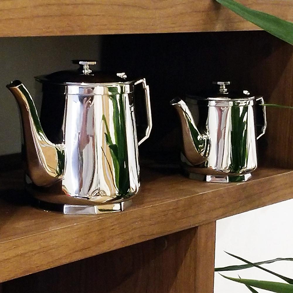 ナガオ KOGEI 極厚鏡面 ティーポット 340ml 18-8ステンレス