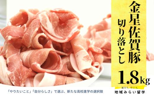 
            【令和3年開場記念ミートフェア最優秀賞受賞】金星佐賀豚 計1.8㎏ 切り落とし（300g×6パック）
          