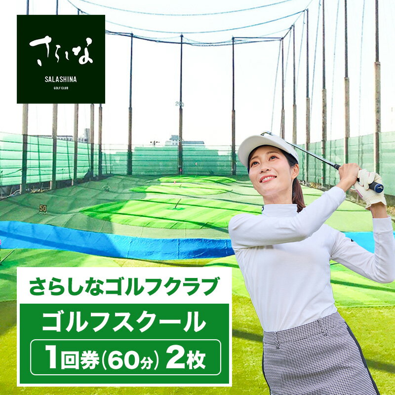 【ふるさと納税】さらしなゴルフクラブ ゴルフスクール 1回券(60分) 2枚 ゴルフ 教室 打ちっぱなし 練習 スポーツ トレーニング レッスン スコア 練習場 送料無料 愛知県 蟹江町