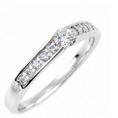 ふるさと納税 山梨県 プラチナ ダイヤモンドリング 0.26CT  R3799DI-P2 #11