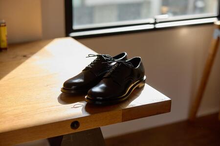 BEP-102 サービスシューズ プレーントゥ 2Eウィズ BLACK（ブラック）　メンズ ファッション 靴 シューズ ガラスレザー 革靴 24.5cm～28.0cm 28.0cm