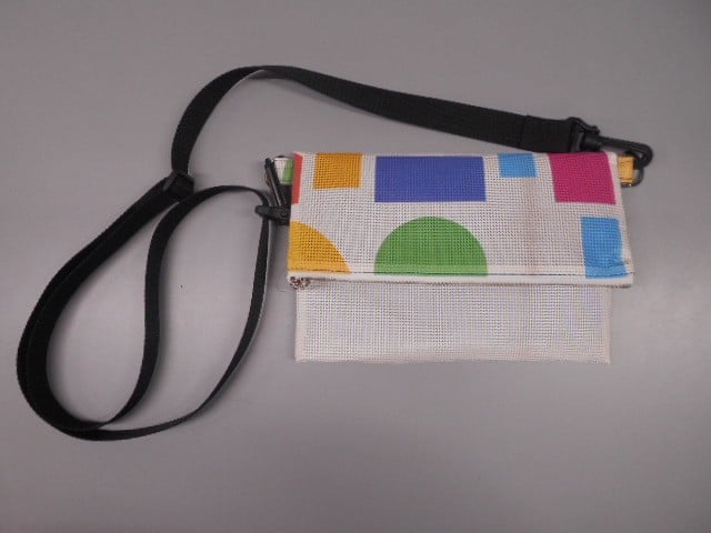 市制70周年フラッグのアップサイクル品になります。