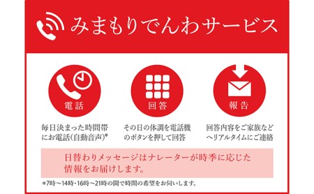 郵便局のみまもりサービス「みまもりでんわサービス（固定電話６か月間）」/見守りお年寄り　故郷　京都府　059-06