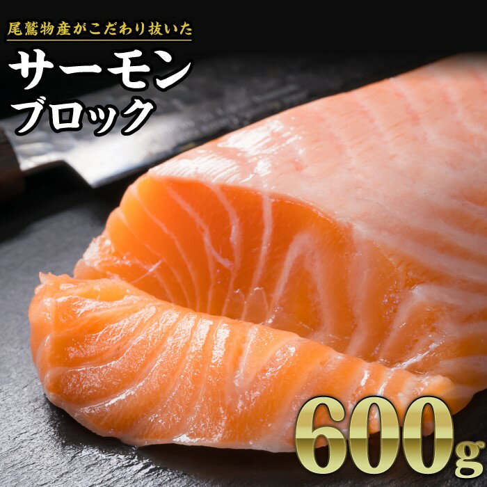【ふるさと納税】年内発送 12月末までにお届け サーモンブロック 大満足600gセット 鮭 サーモン アトランティックサーモン さけ シャケ しゃけ sake カルパッチョ ソテー レアステーキ 人気 高級 大満足 美味しい 贈答 生食用 刺身 お刺身 刺し身 魚介類 海鮮 冷凍 OB-23