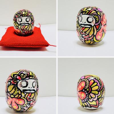 ふるさと納税 小山市 世界にひとつだけの手づくりだるま(縦約5cm×横約4cm) |  | 02