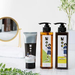  中野の人気美容院がプロデュース！Nocヘアケアシリーズ【メンズセット】ケア（さらさら）シャンプー＆ケア（さらさら）トリートメント＆Noc　WAXハード | ヘア ヘア