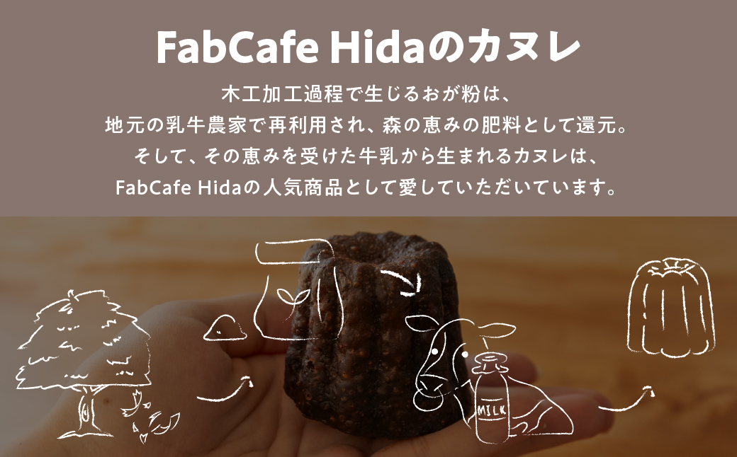 【訳あり】冷やしカヌレ 20個 不揃い 色ムラ お菓子 洋菓子 スイーツ カヌレ ラスク ティータイム お菓子 人気 FabCafe Hida