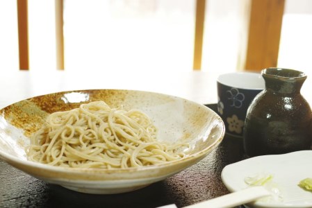 お蕎麦のコース料理食事券 3名様 手打ちそば 白川郷 8割そば[S009]