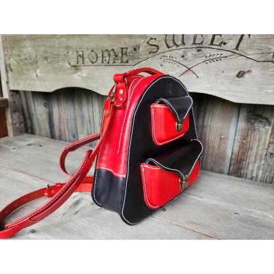 ふるさと納税 小浜市 3WAYバッグ おにぎり(ブラック+レッド) |  | 01