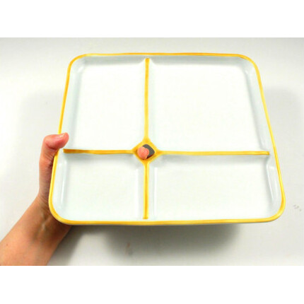 有田焼 One Plate 1+3 金ライン赤ライン 2枚セット 三光堂 A35-194_イメージ5