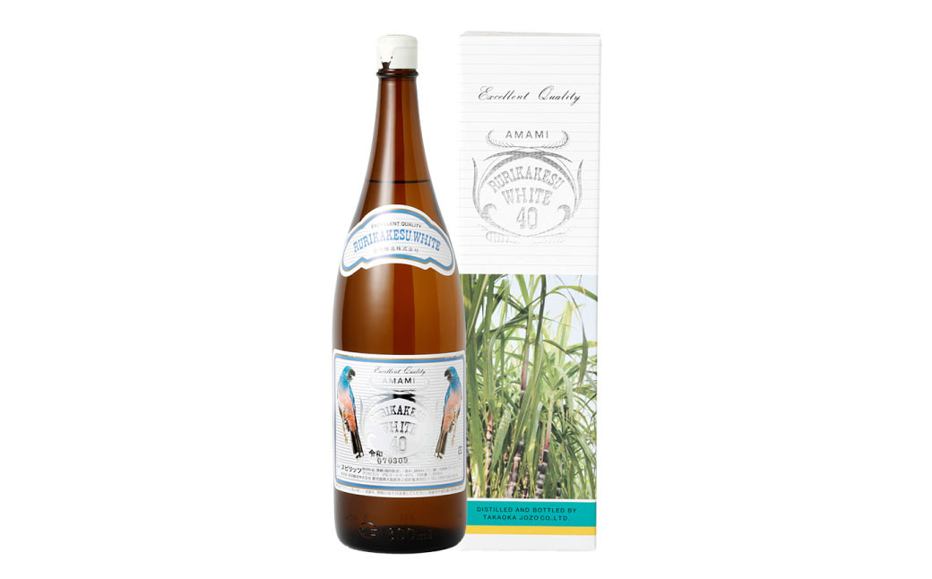 徳之島 高岡醸造 ラム酒 ルリカケスホワイト  1800ml×1本