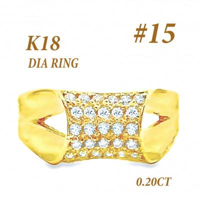ふるさと納税 笛吹市 K18 ダイヤモンドリング 0.2CT RADR-6756DI-Y #15