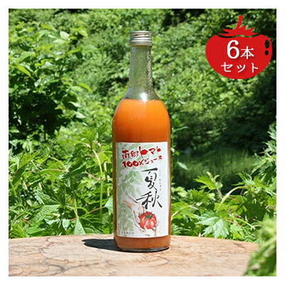 【ふるさと納税】南郷トマト100％ジュース夏秋　720g×6本セット 果汁飲料 野菜飲料 トマトジュース