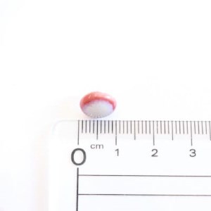 【美濃焼】ピンクむらタイルイヤリング(直径10mm)【1395294】
