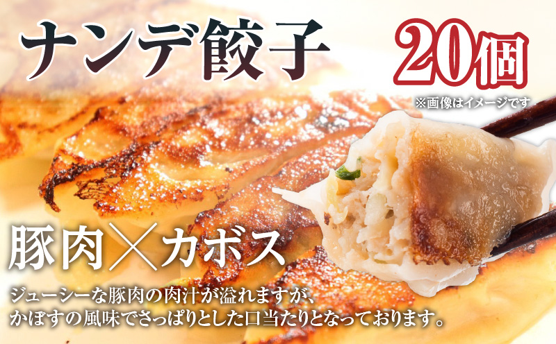 ナンデ餃子＆大分なんでまんセット（餃子20個、豚まん8個）