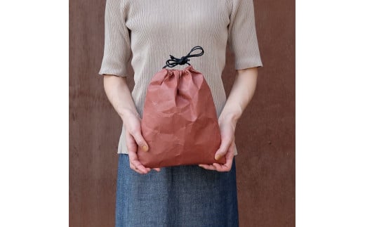 SIWA 巾着 M[5839-1966] グレー