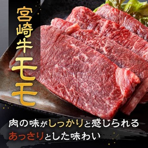 宮崎牛 モモステーキ 4枚 400g 【 肉 牛肉 国産 宮崎県産 宮崎牛 黒毛和牛 和牛 焼肉 ステーキ 4等級 A4ランク モモ 】