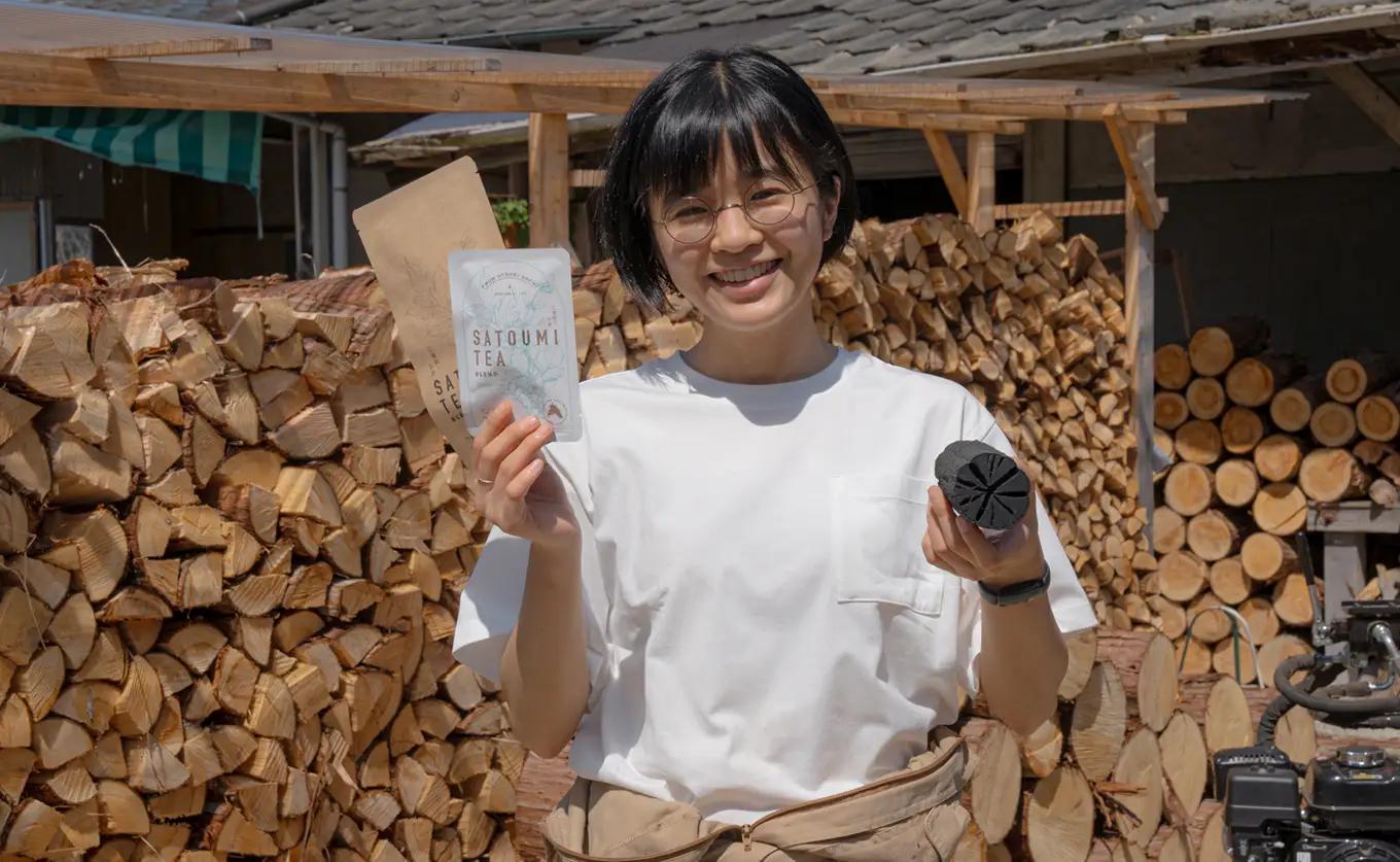 広葉樹のお茶 里海茶 ブレンド 3袋 21パック入り カフェインフリー 自然栽培 野草茶 高知県 大月町
