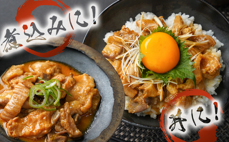 焼肉さこま名物!宮崎とろとろモツ煮(味噌)_AA-7705_(都城市) 和牛ホルモン 牛小腸 牛大腸 シマ腸他 コラーゲン ビタミン ミネラル 疲労回復効果 美肌効果 高たんぱく 低カロリー モツ煮丼
