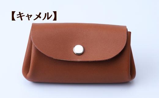 【キャメル】UNISOLE マルチケース ｜ 革小物 革 学生ブランド 手づくり ユニソレ おしゃれ 小物 革製品 プレゼント ギフト 贈り物 草加レザー 草加 獨協大学 大学生 草加市 埼玉県