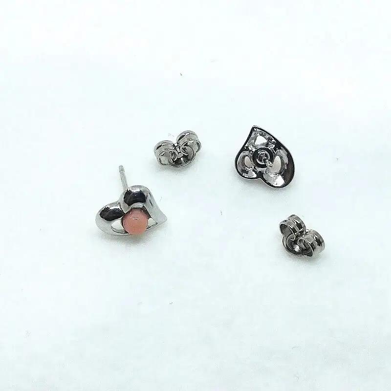 2124 珊瑚ピアス・太っちょハート（深海珊瑚）贈り物 還暦祝い かわいい カジュアル オシャレ 母の日プレゼント ハート エレガント