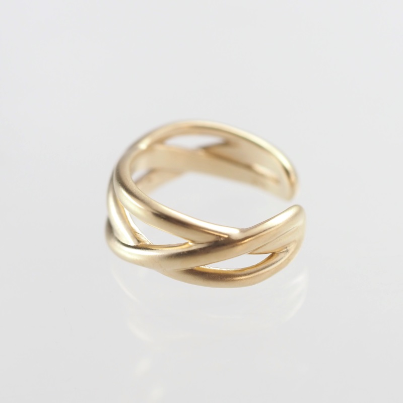 K10 ミニマムイヤーカフ・クロス　00037