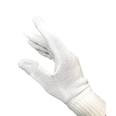 ふるさと納税 泉大津市 泉大津産　和紙糸ニットハンドマスク　左右1組(Lサイズ/ホワイト) |  | 01