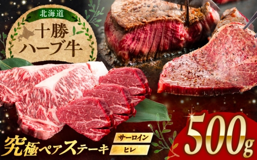 北海道 十勝 ハーブ牛 サーロイン ヒレ ステーキ セット 500g 《足寄町》【株式会社ノベルズ食品】 [BEAQ055] 牛肉 牛 肉 にく ニク サーロインステーキ ひれ ヒレ ステーキ すてーき ステーキセット セット 食べ比べ 国産 道産 北海道産 十勝 冷凍 冷凍配送 35000 35000円