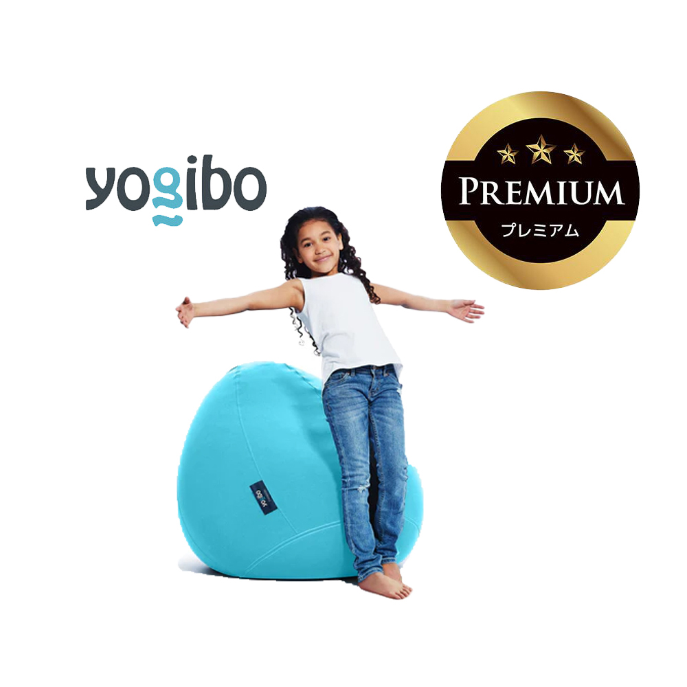 Yogibo Zoola Drop Premium スカイ│送料無料 全国配送離島含 ビーズクッション カバー 洗える（ヨギボー ズーラ ドロップ プレミアム）