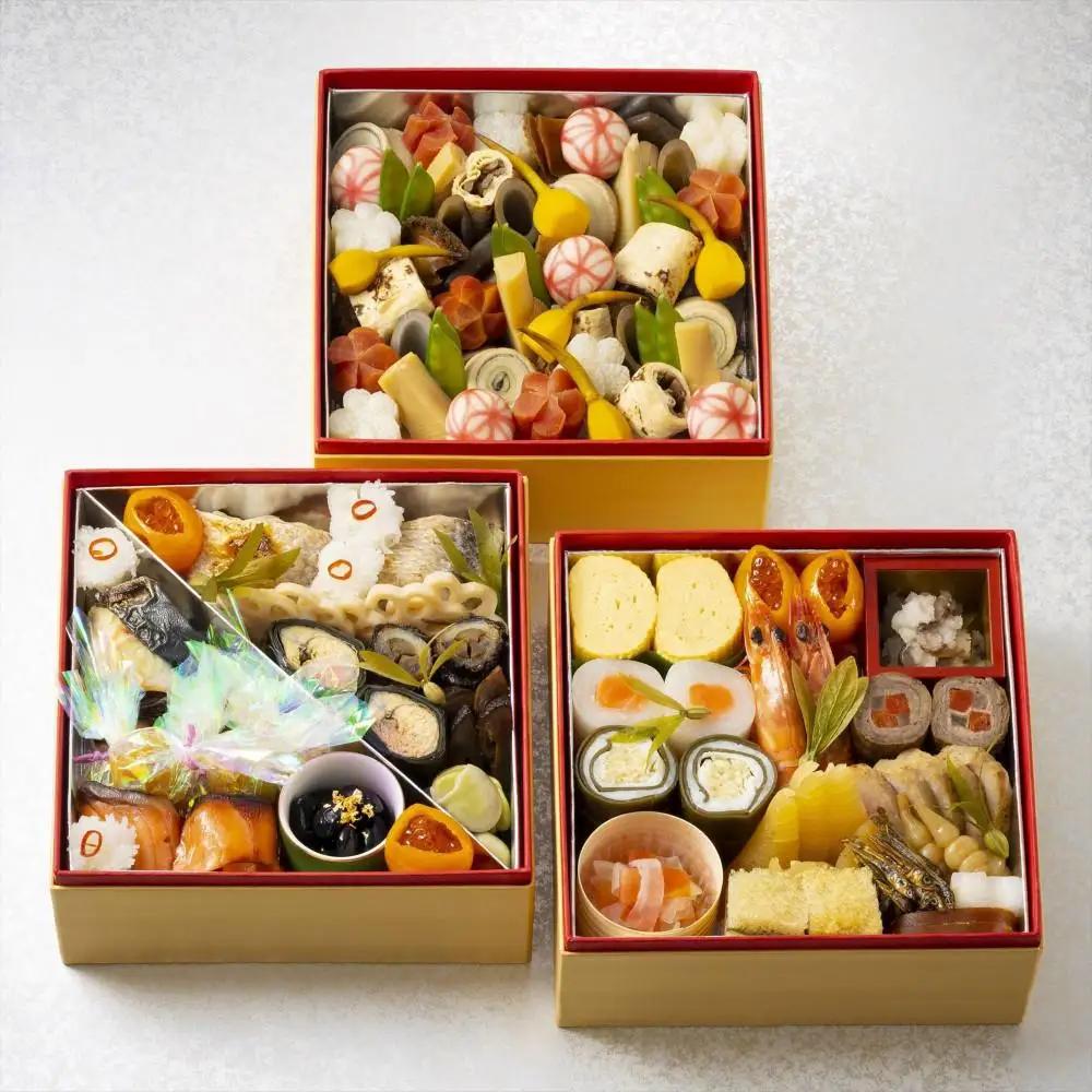 香川讃岐の地で80年の歴史。料亭二蝶のおせち料理「祝」三段 4～5人前 全38品 冷蔵【12月31日到着予定】