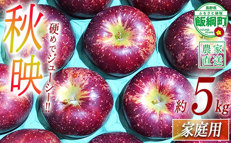
                  りんご 秋映 家庭用 5kg 松澤農園 沖縄県への配送不可 2026年10月上旬頃から2026年10月下旬頃まで順次発送予定 令和8年度収穫分 長野県 飯綱町 [0497]
                