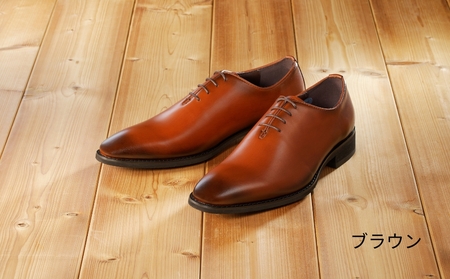 【匠の靴】超軽量＆履き心地抜群な本革ビジネスシューズAF-02(サイズ：27.5cm、カラー：ブラウン)_0019-002-T03-2-7