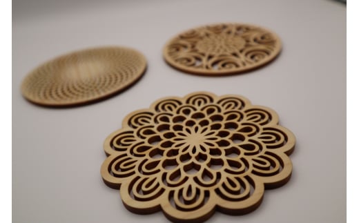 M483　紀州ひのきコースター人気セット