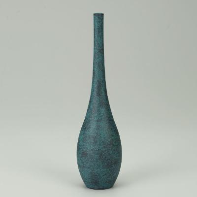 ふるさと納税 高岡市 【高岡銅器】花入　そろり/青錆色