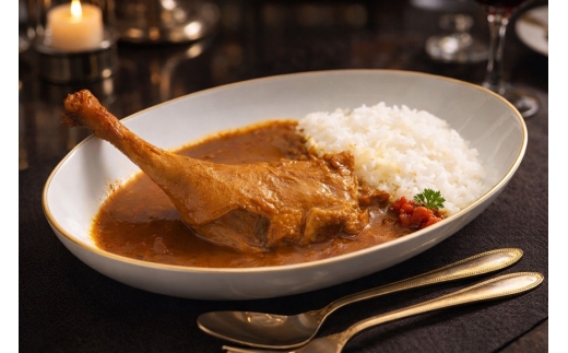 レトルト カレー 国産 骨付きモモ 1本 六ツ美のあの肉カレー 辛口 4個 萬歳 1袋 大正浪漫 セット [六ツ美養鶏加工 愛知県 岡崎市 ok23bzw510003] レトルトカレー レンジ対応 チキン チキンカレー 復古米