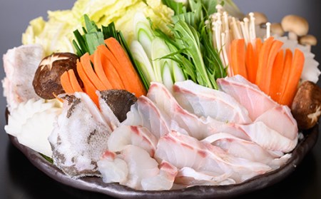 ＜先行予約＞クエ鍋（クエ身200g クエのあら身200g）2～3人前【00-114-01】