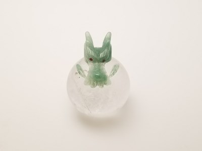 甲州水晶貴石細工 / 天然水晶 干支 （辰）
