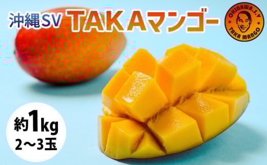 沖縄SV　TAKAマンゴー 秀品 1kg【2025年発送】