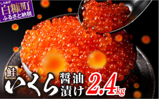 いくら醤油漬（鮭卵） 2.4kg(200g×2パック×6箱) いくら イクラ 小分け いくら醤油漬 鮭いくら 鮭イクラ イクラ醤油漬 いくら醤油漬け イクラ醤油漬け 鮭 鮭卵 ikura いくら醤油漬 醤油いくら 醤油イクラ 冷凍いくら 冷凍イクラ いくら北海道 イクラ北海道 醤油鮭いくら 醤油鮭イクラ 人気 大好評品 サイズ さけ 北海道 白糠町_K135-1679