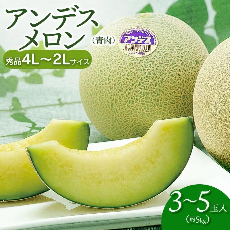 【令和４年分先行予約】アンデスメロン(3玉～5玉)