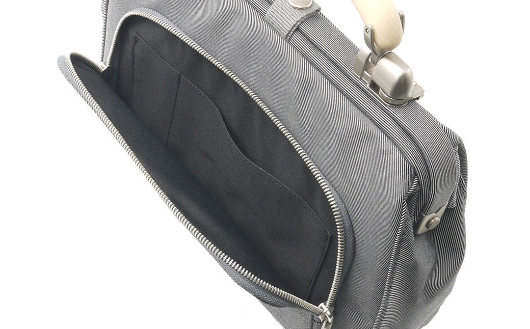 豊岡鞄 for the blue ミニダレスバッグ 3701 オーシャンブラック / 足立 ダレスバッグ コンパクト 3WAY 手提げ リュック ショルダーバッグ タブレット 収納 レディース メンズ