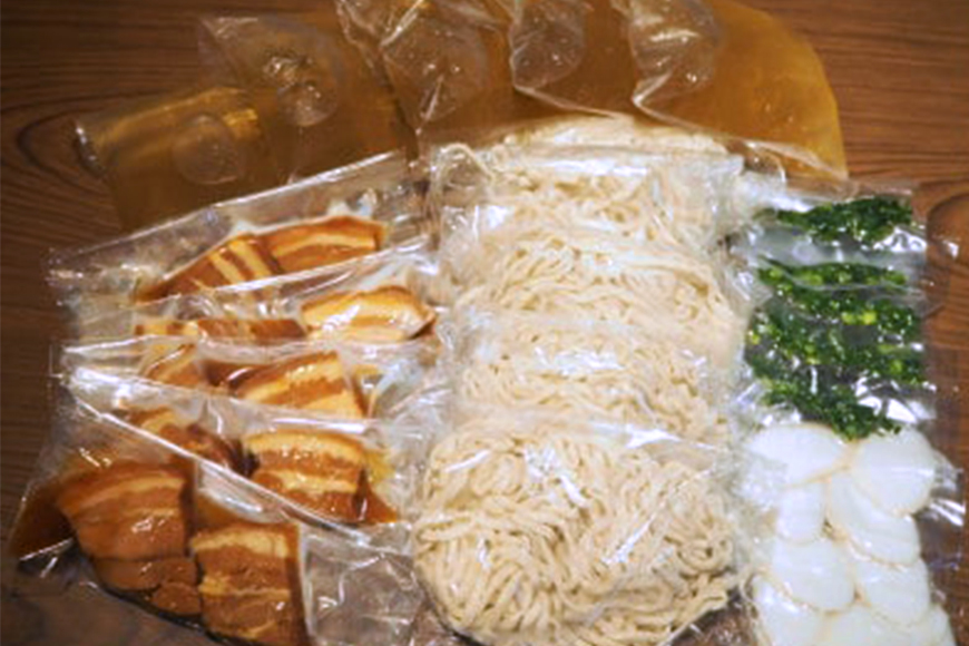 【うちなーそば　壱蘭】柔らか三枚肉・沖縄そば5食セット（こだわりの自家製生麺）