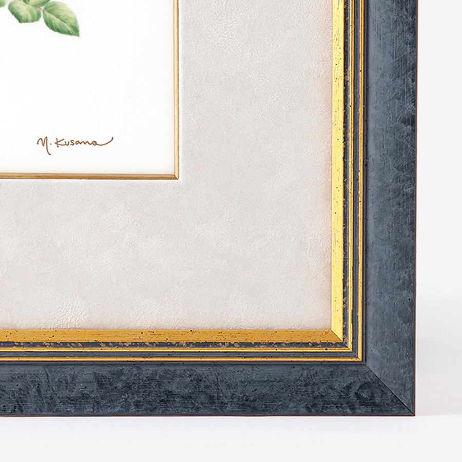 ＜NARUMI＞ハンドペイント　陶額（ニュー・ドーン＝バラ）