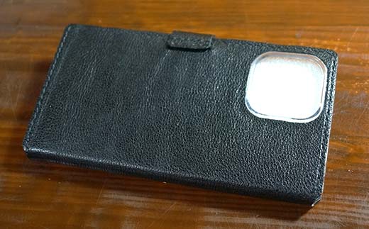 本革製手帳型iPhoneカバー （iPhone16用） ＜グリーン＞  F6L-1310