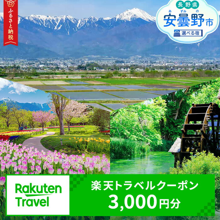 【ふるさと納税】長野県安曇野市の対象施設で使える楽天トラベルクーポン　寄付額10,000円