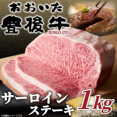 
            おおいた豊後牛サーロインステーキセット 1kg(250g×4枚)(日出町)【1571538】
          