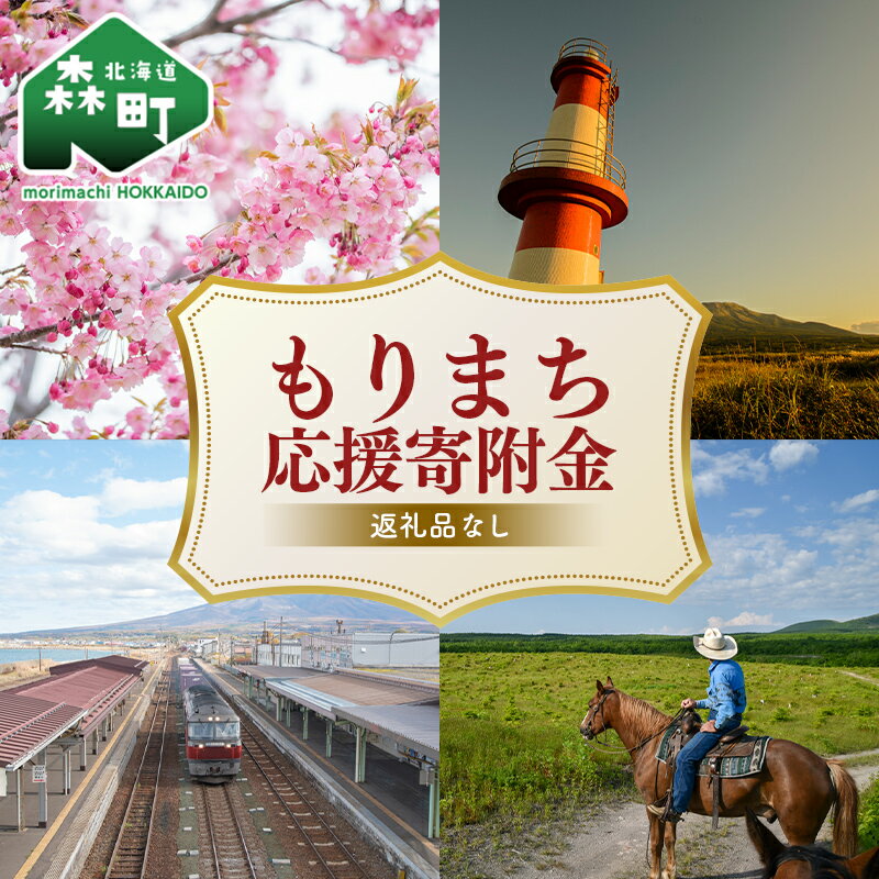 【ふるさと納税】 【返礼品なし】北海道森町 もりまち応援寄附金 （1,000円～1,000,000円） ＜北海道森町＞ 北海道 森町 ふるさと 応援 支援 桜 水産業 教育 3000円以下 10万円 100万円 mr1-0261