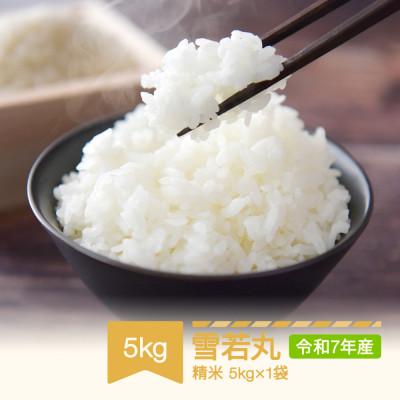 ふるさと納税 村山市 新生活応援米 雪若丸 精米　5kg